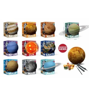 Розкопки 129-12 (72шт/2) гіпсова планета інструменти 9 видів у коробці