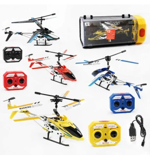 Гелікоптер на р/к LS 222 (24шт/2) 4 кольори вбудований акумулятор пульт гіроскоп 3.5 канали оберт на