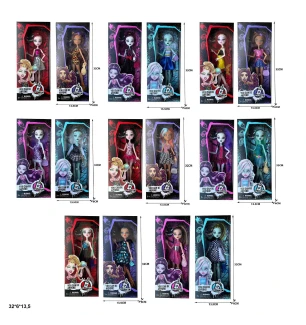 Лялька "MH" Monster High MONSTER GIRL 28 см YL1006-1/2/3/4/5/6/7/8 (96шт/2) з аксесуарами 16 видів у