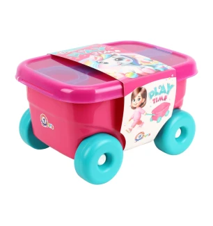 Іграшка "Візок ТехноК" 1386 (2шт) 38 х 28 х 22 см