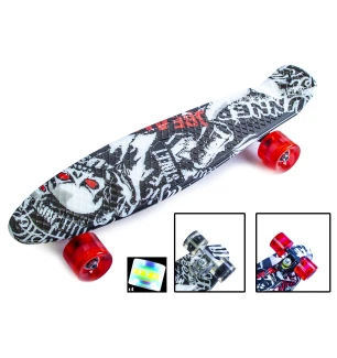 Пенніборд (Пенниборд) PENNY BOARD "STREET BOARD" PR44 (8шт) PU колеса світяться, в пак. 57*15 см