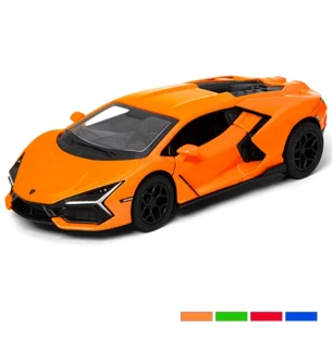 Модель машини KINSMART KT5459W (96шт/4) LAMBORGHINI REVUELTO металева інерційна відкриваються двері