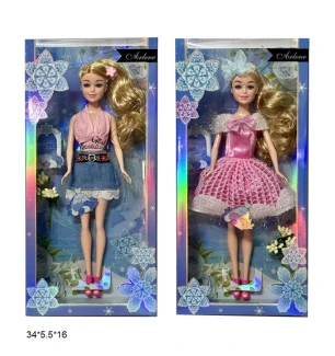 Лялька типу "Барбі" 29 см ZQ30336-19/ZQ30336-17 (108шт/2) з аксесуарами 2 види у коробці 34*5,5*16 с