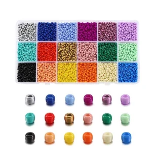 Набір бісеру 1185-25 (100шт/2) ліска у боксі  