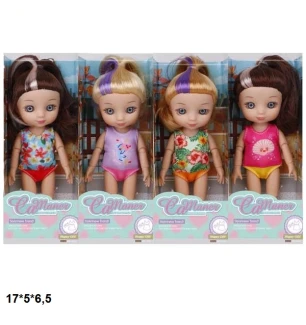 Лялька 15 см KQ160B (280шт/2) 4 види у коробці 17*5*6,5 см