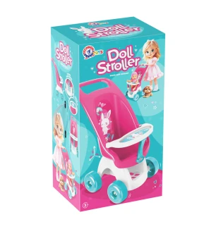 Іграшка "Візочок для ляльки ТехноК" 3182 (2шт) у коробці 28.5 х 21.5 х 53.0 см