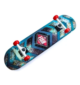 Скейт дерев'яний "FISH SKATEBOARD FIRST" SD15 (6шт) колеса PU, у пак.