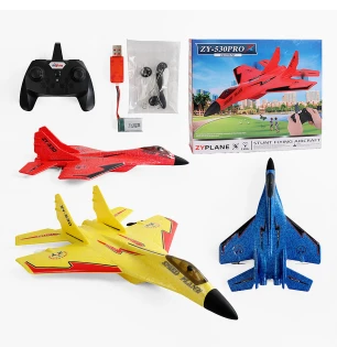 Літак на р/к C 71557 (20шт) підсвічування 2.4 GHz запасні лопаті акумулятор у коробці
