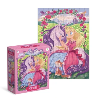 Пазли 300728 (12шт) Dodo "Мірабель" 100 елементів у коробці 16*5,8*20 см