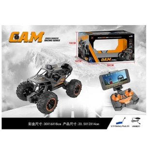 Джип акумуляторний на р/к LH-C 023 A (24шт) Wi-Fi камера додаток розмір 20х14х13 см акум. 3.7V пульт