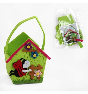 Аплікація з фетру С 22716 (300шт) деталі для сумочки у пакеті