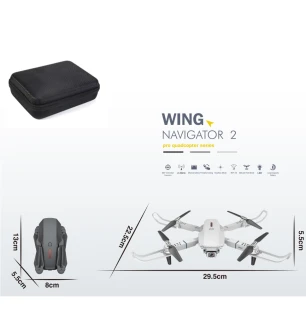 Квадрокоптер на р/к TY-T27 (36шт/4) складний з двома камерами Wi-Fi FPV 2 види у валізі