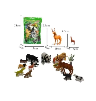 Набір тварин SZ 6-1 (108шт) фігурки диких тварин 16 шт аксесуари в пакеті  