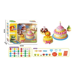 Тісто для ліплення 9009 (72шт/2) екструдер 6 кольорів тіста тарілочка фігурні форми ніж у коробці  