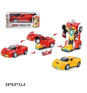 Легкова-трансформер FW-2031 (60шт/2) батарейковий музичний світиться 2 види у коробці 23*9,5*11,2 см