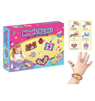 Аква мозаїка 8223 (36шт) 3500 кульок 2 платформи для викладання візерунків у коробці  