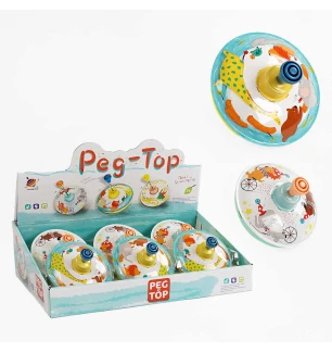 Дзиґа дитяча металопластик NR 860 A (72шт/2) у боксі