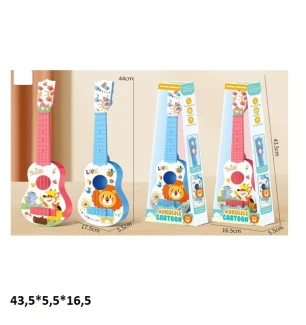 Гітара дитяча струна 181 (72шт/2) 2 види у коробці 43,5*5,5*16,5 см