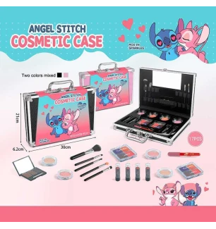 Косметика дитяча FT 2105 C (20шт) 2 види дзеркальце тіні рум’яна помади у валізі  