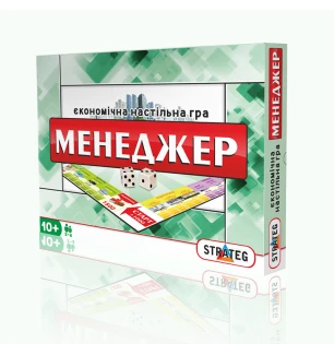 Гра настільна велика «Менеджер» (укр.) 30453 (10шт) в кор. 38*29*4 см