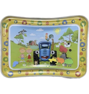 Килимок водяний для дітей 148836 (120шт/2) Синій трактор у пакеті 65*45 см