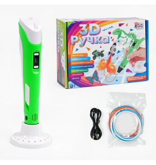 3D pen ручка 57126 (12шт/2) "4FUN Game Club" USB кабель живлення у коробці