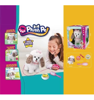 Улюбленець 933-192 E (12шт) “Собачка” повідець-пульт керування ходить гавкає рухає хвостиком реагує