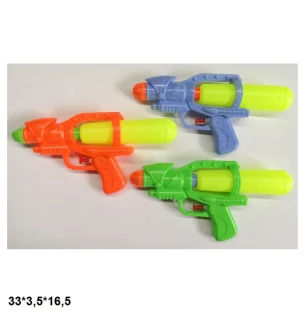 Водяна зброя пістолет 24 см 625 (432шт/2) 3 види у пакеті 33*3,5*16,5 см