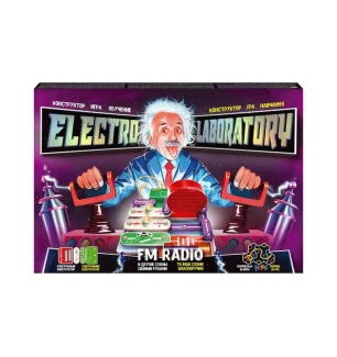 Електронний конструктор Electro Laboratory. FM Radio ELab-01-01 (10шт) Danko Toys у коробці