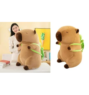 М`яка іграшка M 18193 (75шт) 37 см “Капібара” знімний рюкзачок  