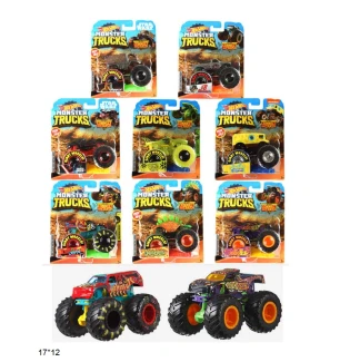 Машина джип Hot Wheels FYJ44-9M (96шт/12) в асортименті на планшетці 17*5*12 см