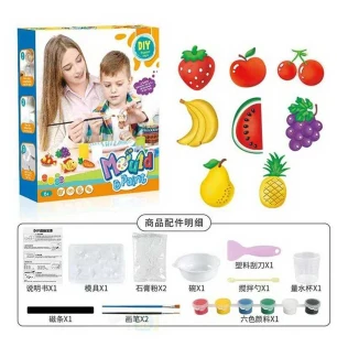 Набір для творчості 168-23 B (72) (72шт) гіпс форми для створення фігурок магнітна стрічка фарби інс