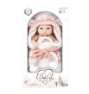 Пупс 244-4 (96шт/2) довжина 20 см м’якотілий у коробці  