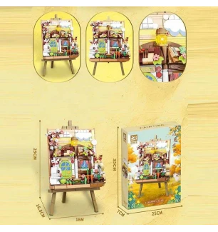 Конструктор 9154 (24шт) “Пейзаж” підсвічування у коробці  