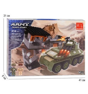 Конструктор AUSINI 22711 (12шт/2) "Запекла битва" 414 елементів у коробці