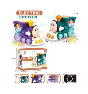 Потяг 799-1 A (96шт/2) 2 види колесо вільного ходу підсвічування звуки проєктор на батарейках у коро