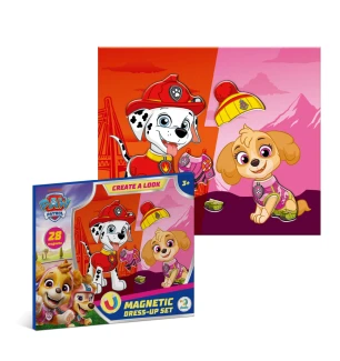 Магнітна гра одягалка 200699 (20шт)  Dodo Paw Patrol "Маршал і Скай" у коробці 20,5 х 24,5 х 1 см