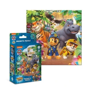 Магнітний пазл 200649 (28шт) Dodo «Paw Patrol. Джунглі» 40 елементів у коробці 13,5*5*11 см