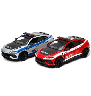 Модель машини KINSMART KT5447WPR (96шт/4) LAMBORGHINI URUS-PERFORMANTE Police/Firefighter металева і