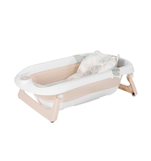 Ванночка складна з вкладишем для немовляти CARRELLO Mira CRL-17103 Dune Beige (1шт) у коробці 84х48х