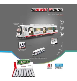Потяг 731-27 D (96шт) розмір 23х4х5 см інерційний механізм звуки підсвічування механічне відкриття д