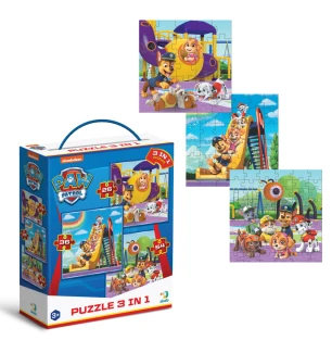 Пазли дитячі 3 в 1 200578 (12шт) Dodo Paw Patrol «Ігровий майданчик» 25+36+54 елементів у коробці 22