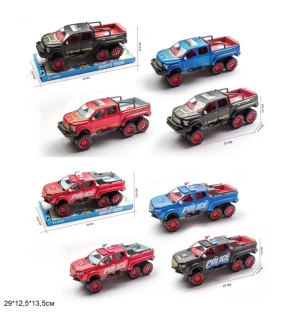 Пікап інерційний 302-1A/2B (96шт/2) 6-колісний 6 видів під слюдою 29*12,5*13,5 см