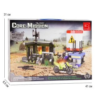 Конструктор AUSINI  22713 (12шт/2) "Квест на нафтобазі" 377 деталей у коробці