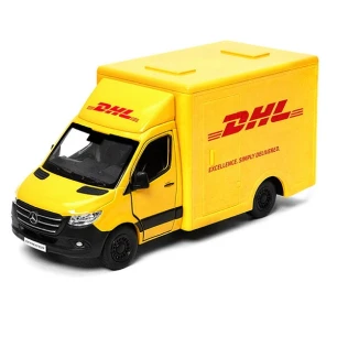 Модель автобус KINSMART KT5475W (96шт/4) MERCEDES-BENZ Sprinter DHL Edition металева інерційна відкр