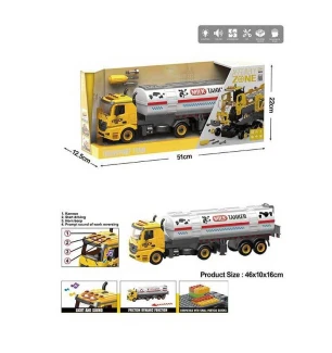 Трейлер YW 9095 B (12шт/2) на батарейках підсвічування звукові ефекти інерційний механізм рухомі дет