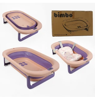 Ванночка дитяча BM-30011 (1шт) "Bimbo" 79х47х21 см розкладна клапан зливу розкладні ніжки електронни