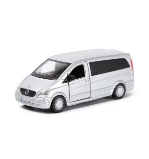 Автомодель металева 1:32 MERCEDES-BENZ VITO 18-43028 (24шт) BBURAGO сірий у коробці