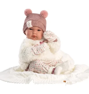 Пупс Recien Nacida Bimba Toquilla Invierno 35 см 63576 Llorens у коробці 44 × 23,5 × 12,5 см