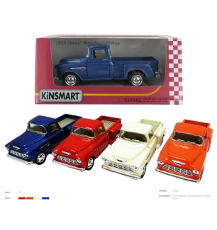 Модель машини KINSMART KT5330W (96шт/4) CHEVY STEPSIDE PICK-UP (1955) металева інерційна двері відкр